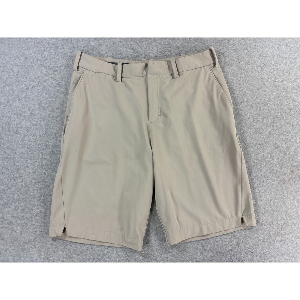 Coolibar UPF 50+ Performance Chino Shorts (Men's 36) Tan -‎ 10"